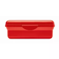   Caserola pentru pranz, 800 ml, 2401E15491, Everestus, 17x12x6 cm, Polipropilena, Rosu