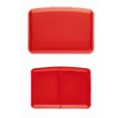 Caserola pentru pranz, 800 ml, 2401E15491, Everestus, 17x12x6 cm, Polipropilena, Rosu