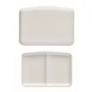 Caserola pentru pranz, 800 ml, 2401E15493, Everestus, 17x12x6 cm, Polipropilena, Alb