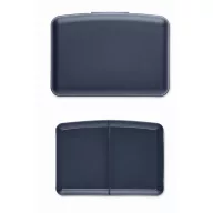   Caserola pentru pranz, 800 ml, 2401E15487, Everestus, 17x12x6 cm, Polipropilena, Albastru inchis