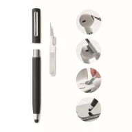   Pix cu kit de curatare pentru casti, 2401E15907, Everestus, Ø1.2x14.3 cm, ABS, Negru