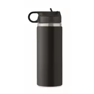   Sticla termoizolanta 500 ml, 2401E15932, Everestus, 9x21 cm, Otel, Negru