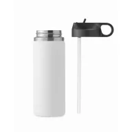   Sticla termoizolanta 500 ml, 2401E15949, Everestus, 9x21 cm, Otel, Alb