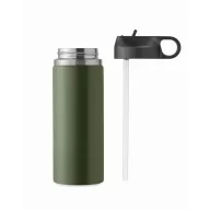   Termos 500 ml, 2401E15948, Everestus, 9x21 cm, Otel, Verde inchis