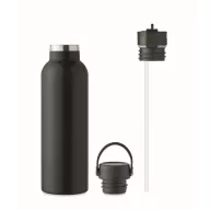   Sticla termoizolanta 700 ml, 2401E15952, Everestus, Ø7x26.5 cm, Otel, Negru