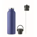 Sticla termoizolanta 700 ml, 2401E15953, Everestus, Ø7x26.5 cm, Otel, Albastru
