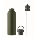 Sticla termoizolanta 700 ml, 2401E15955, Everestus, Ø7x26.5 cm, Otel, Verde inchis