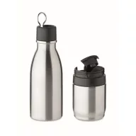   Sticla termoizolanta 500 ml, 2401E15927, Everestus, Ø7.5x31.5 cm, Otel, Argintiu mat