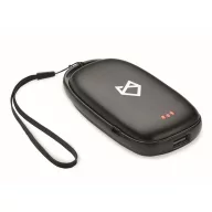   Powerbank 4000 mAh, USB-C, USB-A, 2401E15577, Everestus, 13.5x7.5x3.15 cm, Aluminiu, Negru