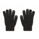 Manusi sport tactile, 2401E15618, Everestus, 21x11.5 cm, rPET, Negru