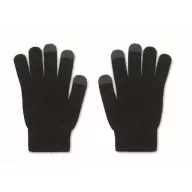   Manusi sport tactile, 2401E15618, Everestus, 21x11.5 cm, rPET, Negru