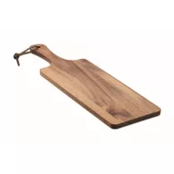   Tocator alimente 2401E16064, Everestus, 38.5x11x0.9 cm, Lemn, Natur