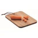 Tocator alimente 2401E16065, Everestus, 19.5x15x0.9 cm, Lemn, Natur