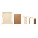 Set de desen pentru copii, 2401E15909, Everestus, 35x26 cm, Bumbac, Bej