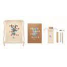 Set de desen pentru copii, 2401E15909, Everestus, 35x26 cm, Bumbac, Bej