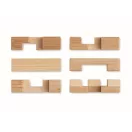 Puzzle 2401E15768, Everestus, 4.5x4.5 cm, Bambus, Natur