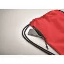 Saculet cu snur, Everestus, 2601E14297, 40x48 cm, Poliester, Rosu