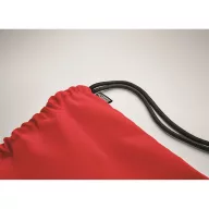   Saculet cu snur, Everestus, 2601E14297, 40x48 cm, Poliester, Rosu
