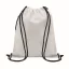 Saculet cu snur, 2401E15775, Everestus, 40x48 cm, rPET, Alb