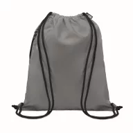   Saculet cu snur, Everestus, 2601E14295, 40x48 cm, Poliester, Gri