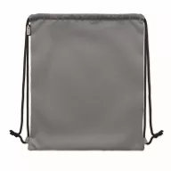   Saculet cu snur, Everestus, 2601E14295, 40x48 cm, Poliester, Gri