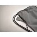 Saculet cu snur, Everestus, 2601E14295, 40x48 cm, Poliester, Gri