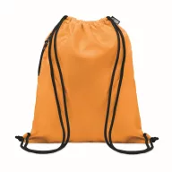   Saculet cu snur, Everestus, 2601E14296, 40x48 cm, Poliester, Portocaliu