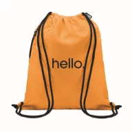   Saculet cu snur, Everestus, 2601E14296, 40x48 cm, Poliester, Portocaliu