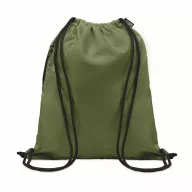   Saculet cu snur, Everestus, 2601E14298, 40x48 cm, Poliester, Verde militar