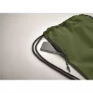 Saculet cu snur, Everestus, 2601E14298, 40x48 cm, Poliester, Verde militar