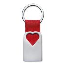 Breloc inima, Everestus, KR0207, aliaj de zinc, rosu