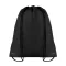 Rucsac cu cordon, poliester, black