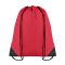 Rucsac cu cordon, poliester, red