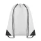 Rucsac cu snur, poliester, white
