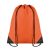 Rucsac cu cordon, poliester, orange