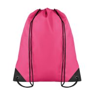 Rucsac cu cordon, poliester, fuchsia