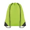 Rucsac cu snur, poliester, lime