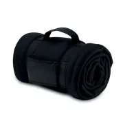   Patura picnic, 120x150 cm cu maner din nylon, Everestus, 20IAN152, poliester, Negru