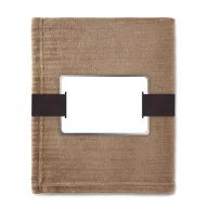   Patura polar 125x150 cm, 240 gr/mp, poliester, Everestus, PA14, maro