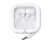 Casti cu silicon, PVC, white