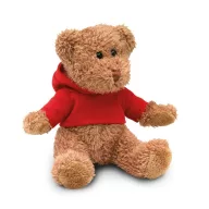  Ursulet de Plus, inaltime 15 cm, Kidonero, Colectia "Micul meu prieten", JPK035, plush, rosu