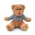 Ursulet de Plus, inaltime 15 cm, Kidonero, Colectia "Micul meu prieten", JPK031, plush, gri