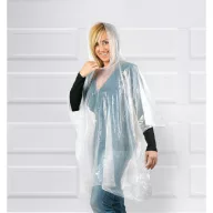 Pelerina ploaie in suport, Plastic, blue