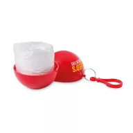Pelerina ploaie in suport, Plastic, red