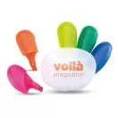 Evidentiator in 5 culori, Plastic, multicolor