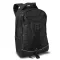 Rucsac cu buzunare laterale din plasa, 600D poliester, Everestus, RU36, negru