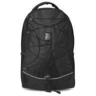   Rucsac cu buzunare laterale din plasa, 600D poliester, Everestus, RU36, negru