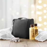   Borseta cosmetice pentru voiaj, Everestus, BC01, poliester, negru