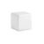 Jucarie antistres Cub unicolor, Everestus, ASJ016, poliuretan, alb
