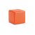 Jucarie antistres Cub unicolor, Everestus, ASJ019, poliuretan, portocaliu